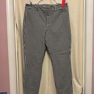 Old Navy Black and White Gingham Pants